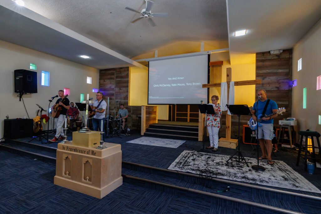 worship service stage